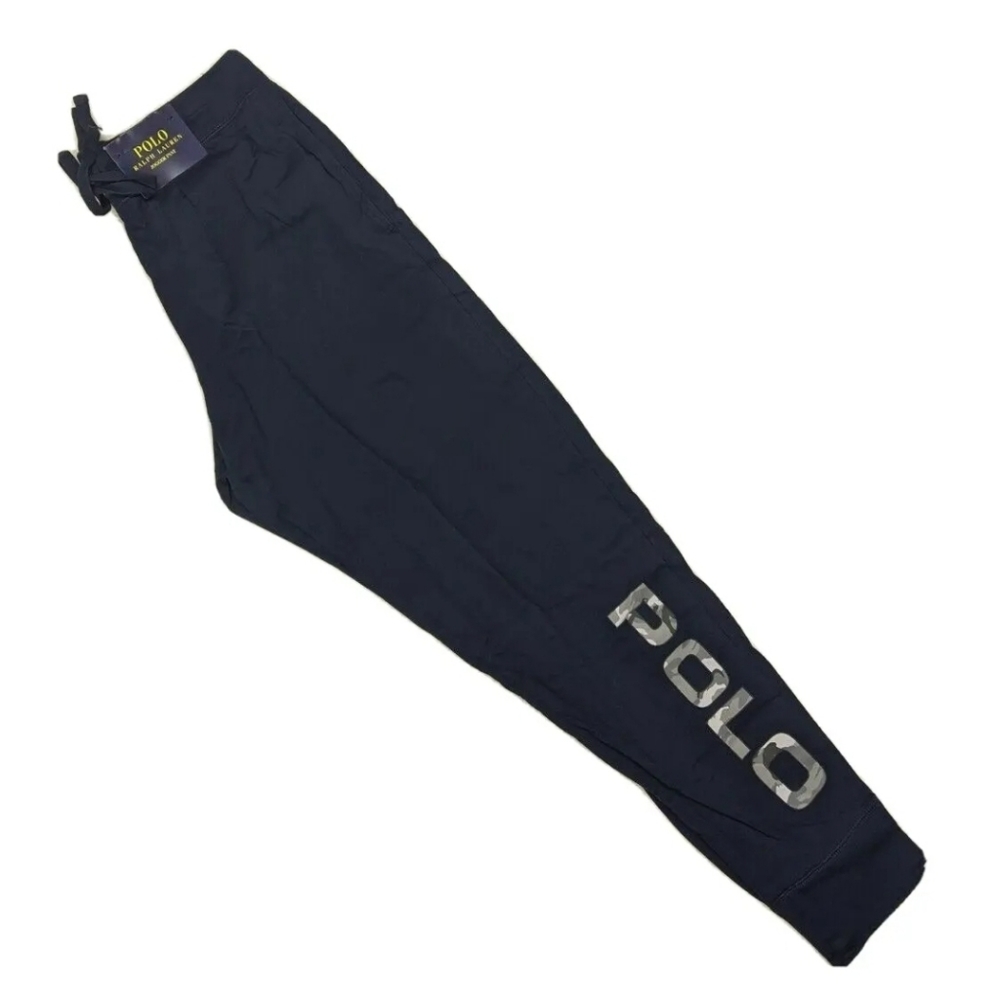 Polo Ralph Lauren Mens Logo Pajama Jogger Pants Size Large NEW Navy Blue